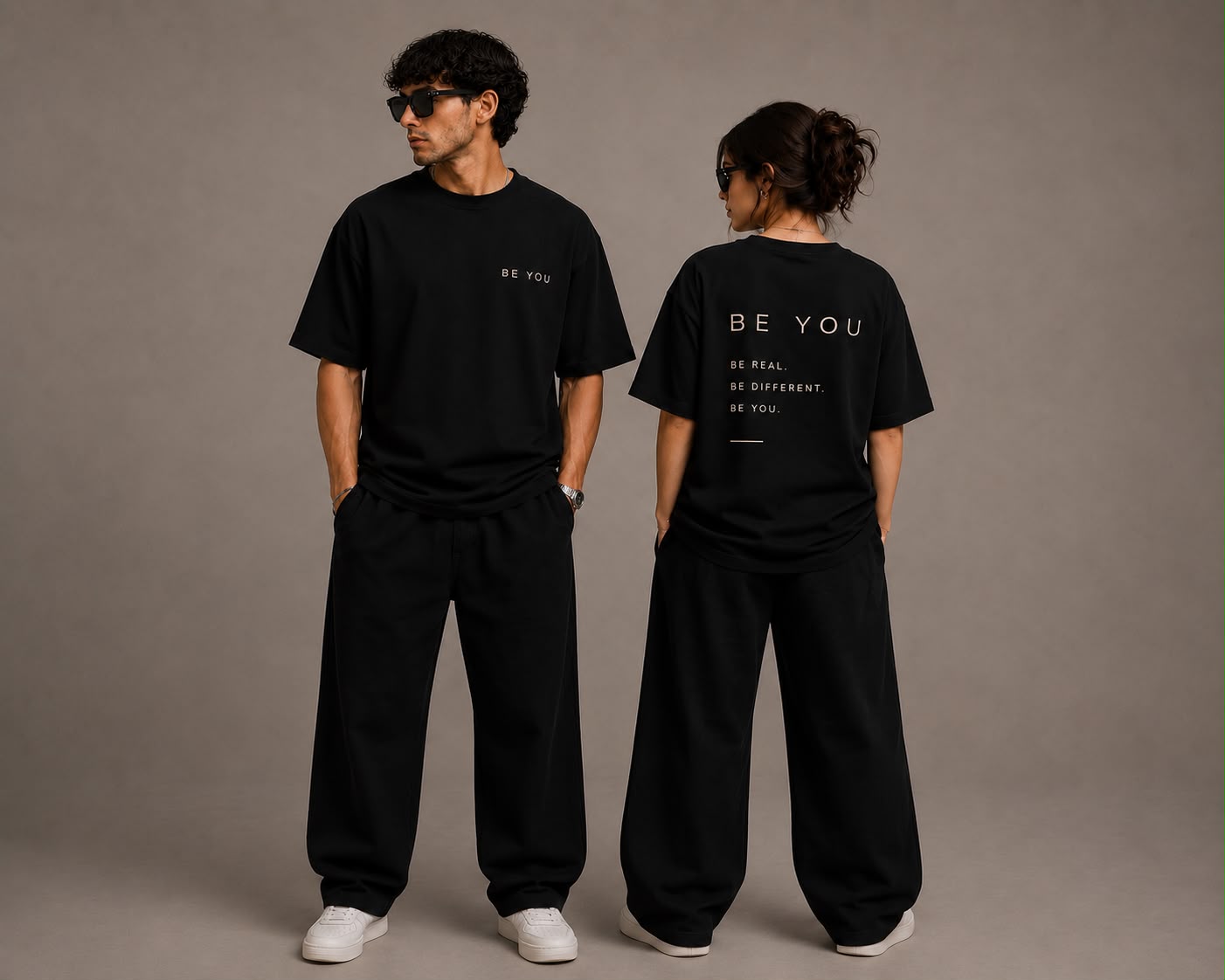 Be Real. Be Different. Be You. Oversized Tee