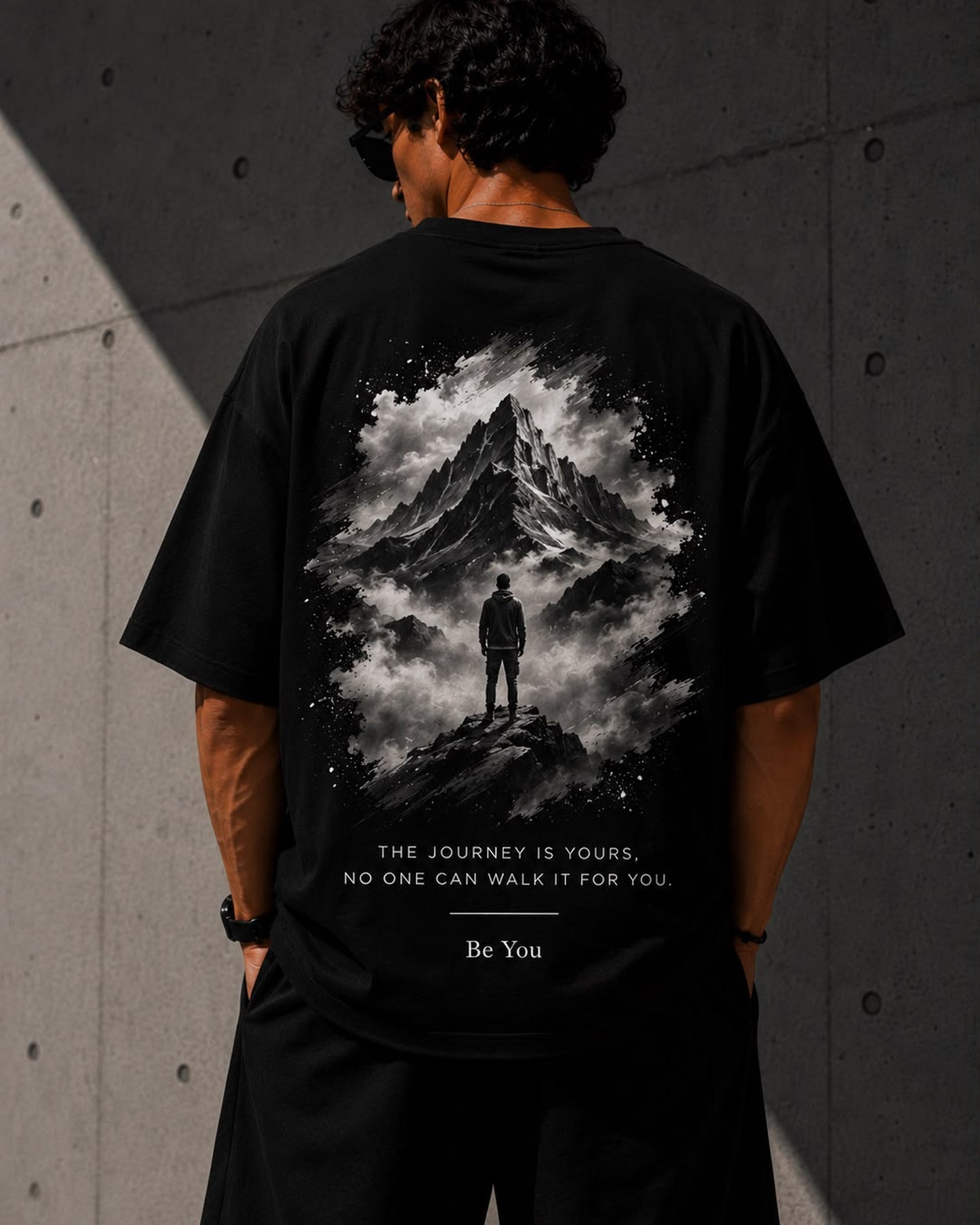 The Journey Is Yours Oversized Graphic Tee