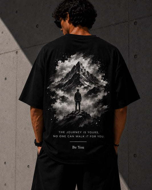The Journey Is Yours Oversized Graphic Tee