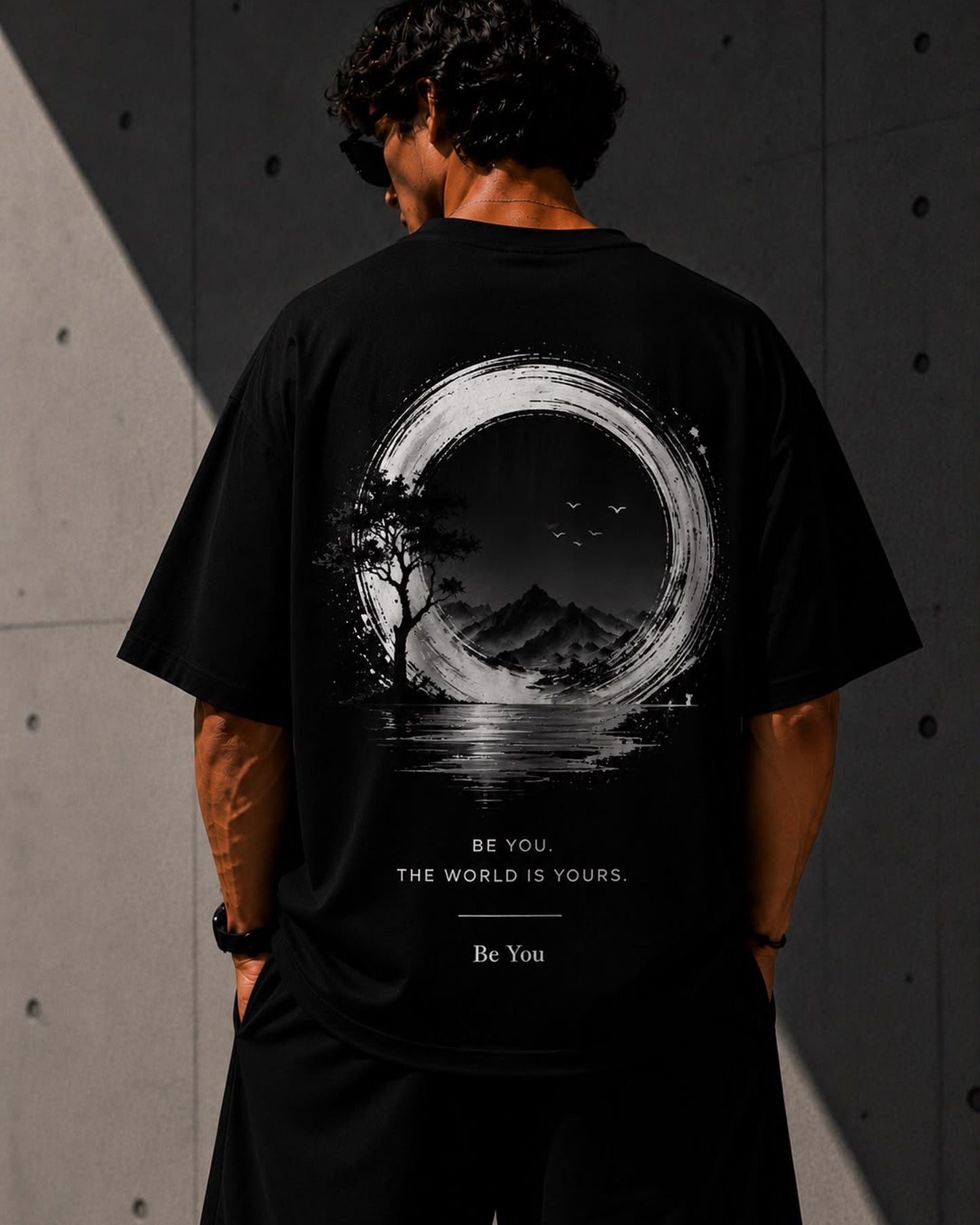 The World Is Yours Oversized Graphic Tee