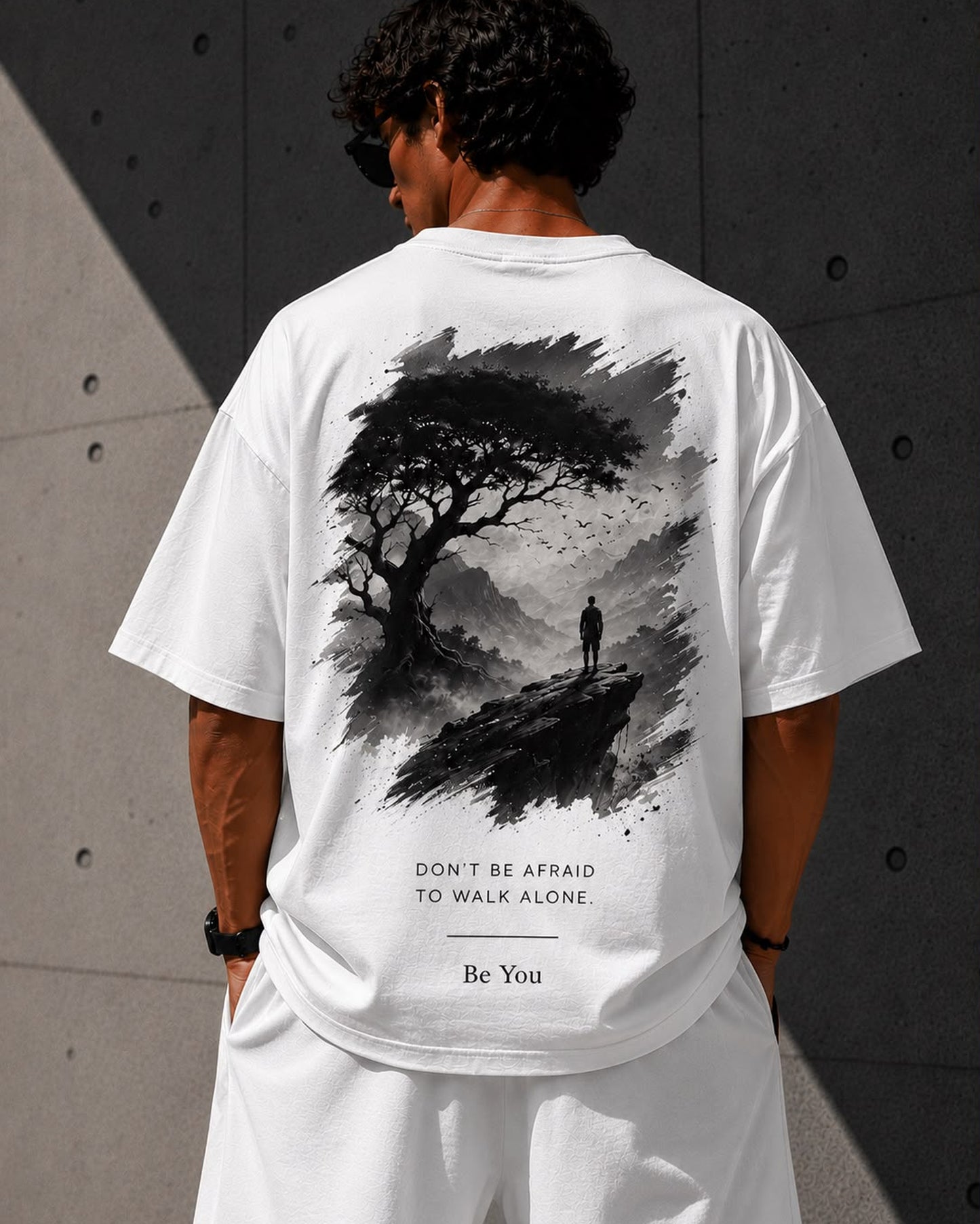 Walk Your Own Path Oversized Graphic Tee