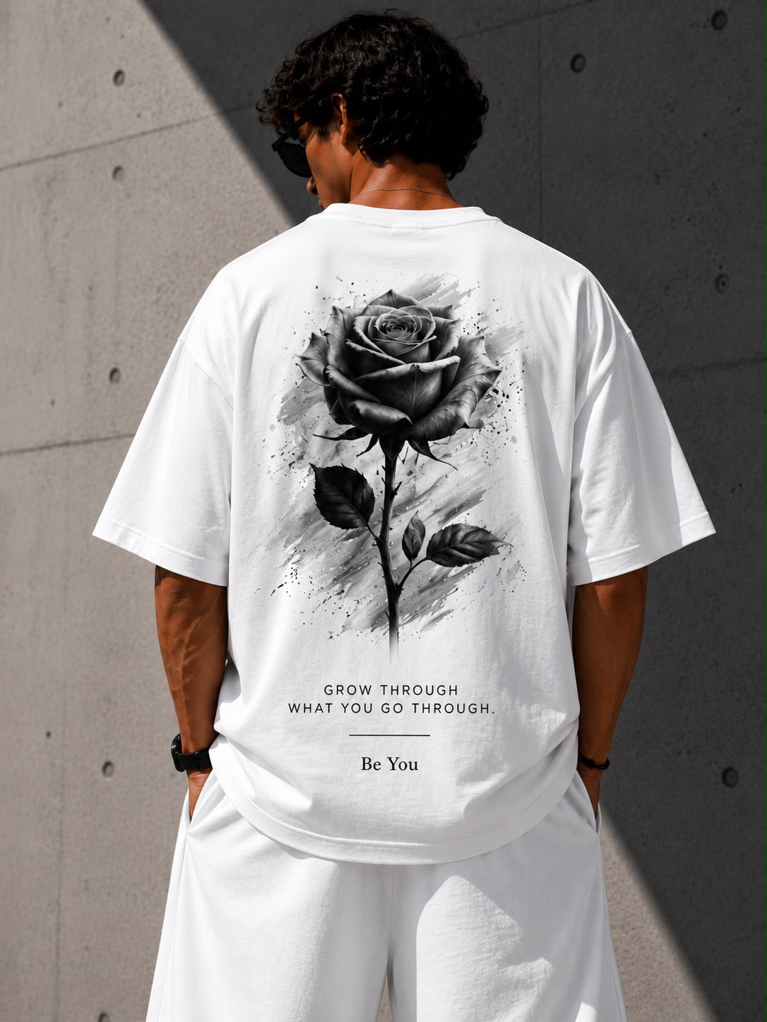 Grow Through What You Go Through Oversized Tee