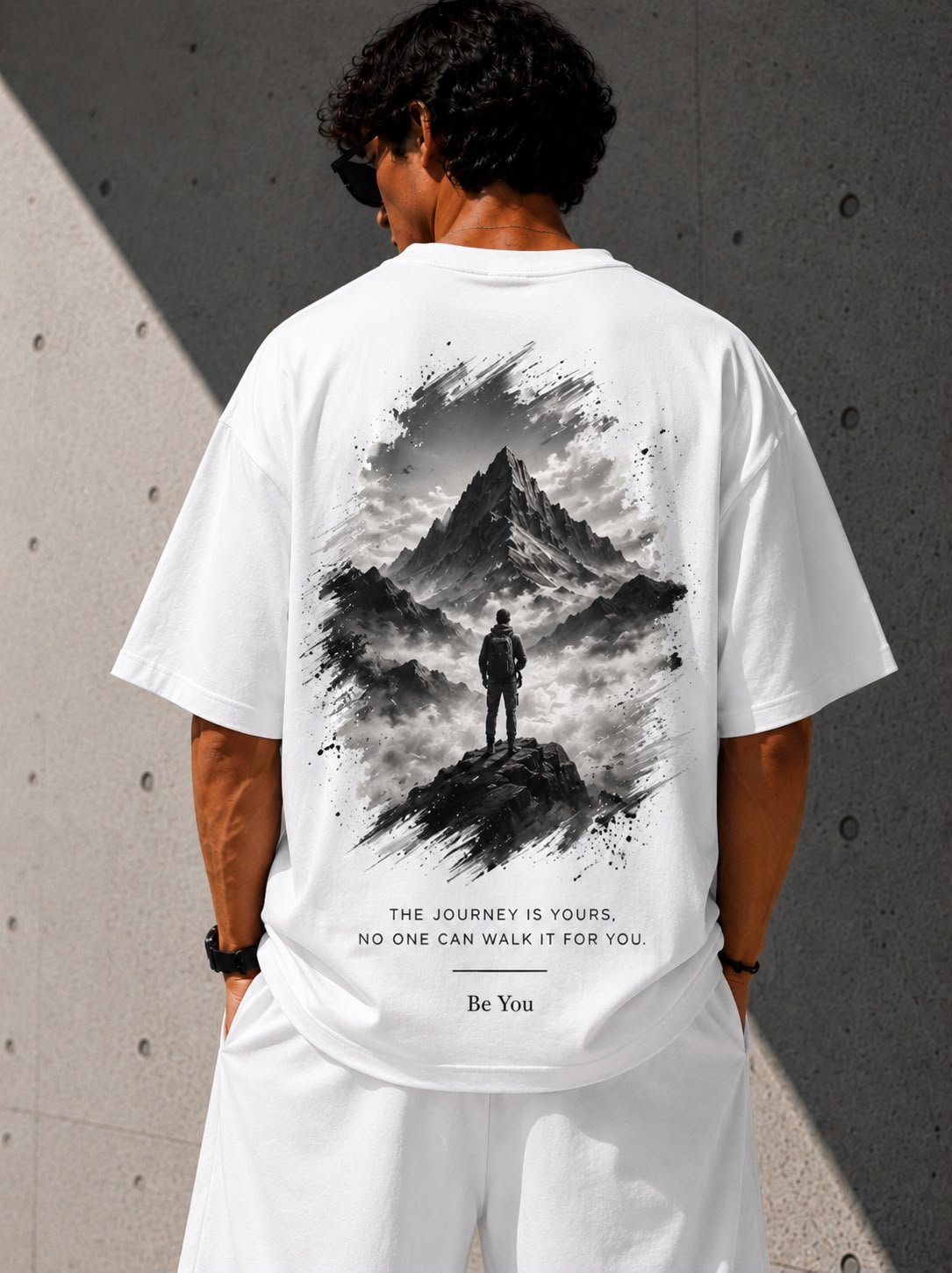 The Journey Is Yours Oversized Graphic Tee