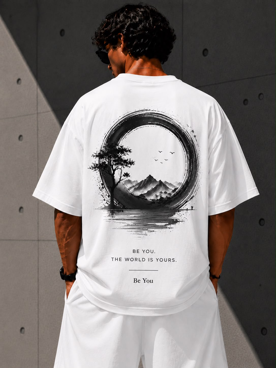 The World Is Yours Oversized Graphic Tee