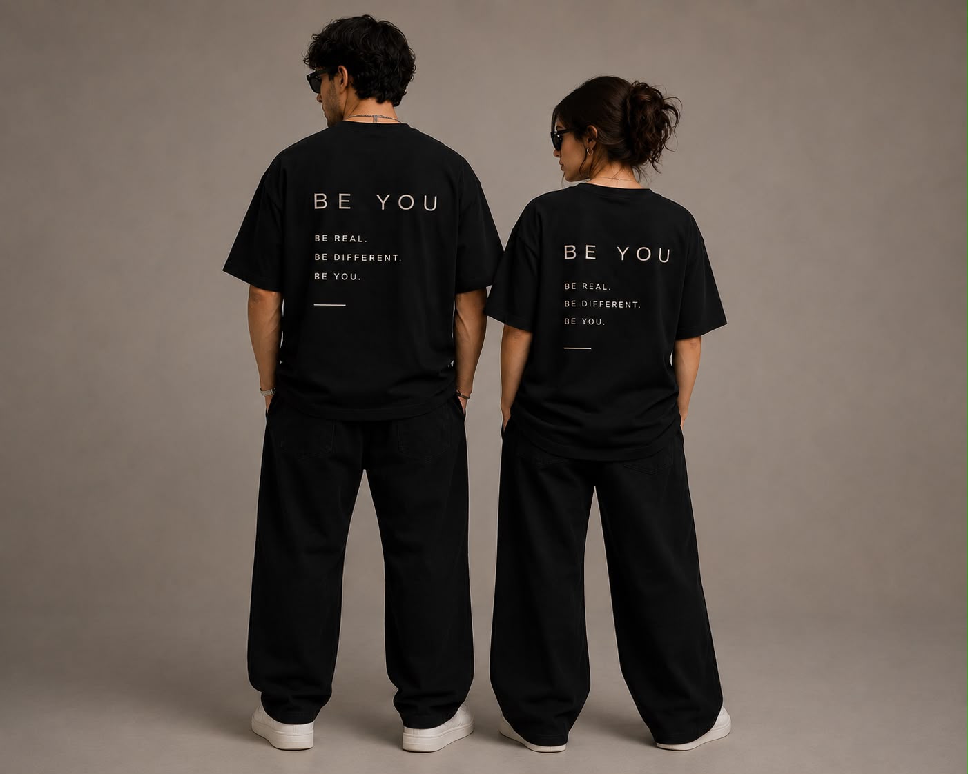 Be Real. Be Different. Be You. Oversized Tee