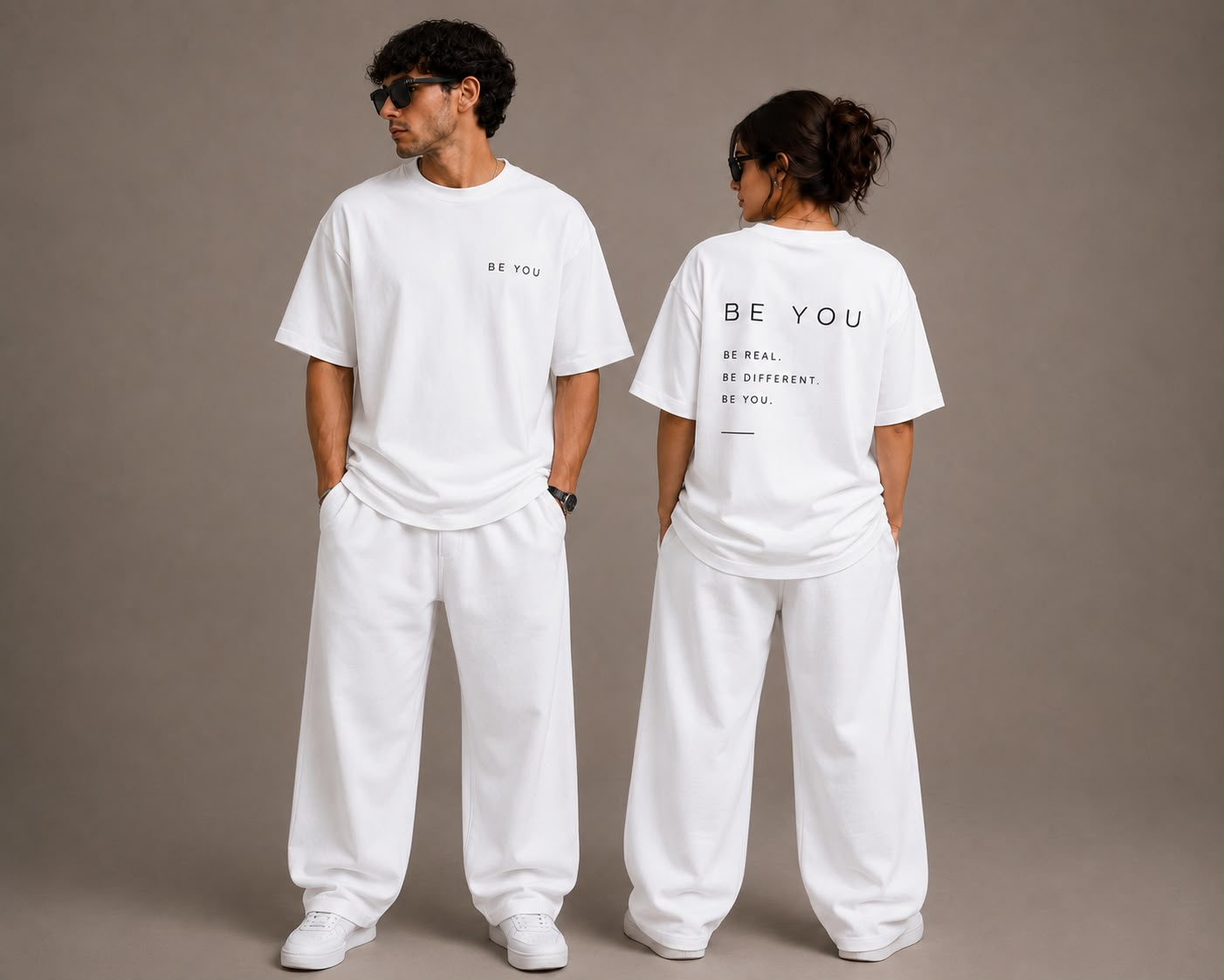 Be Real. Be Different. Be You. Oversized Tee